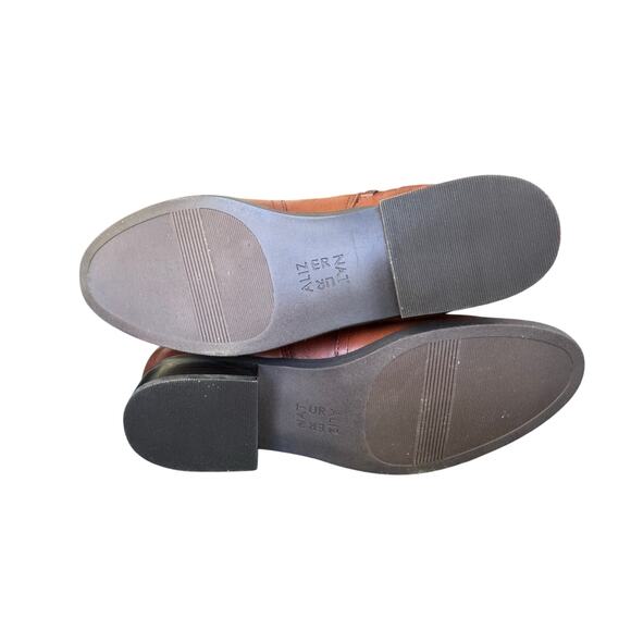 NATURALIZER RENA CIDER Wide Calf Riding Boots, NEW in BOX, size 6.5, Tan leather - Picture 11 of 16